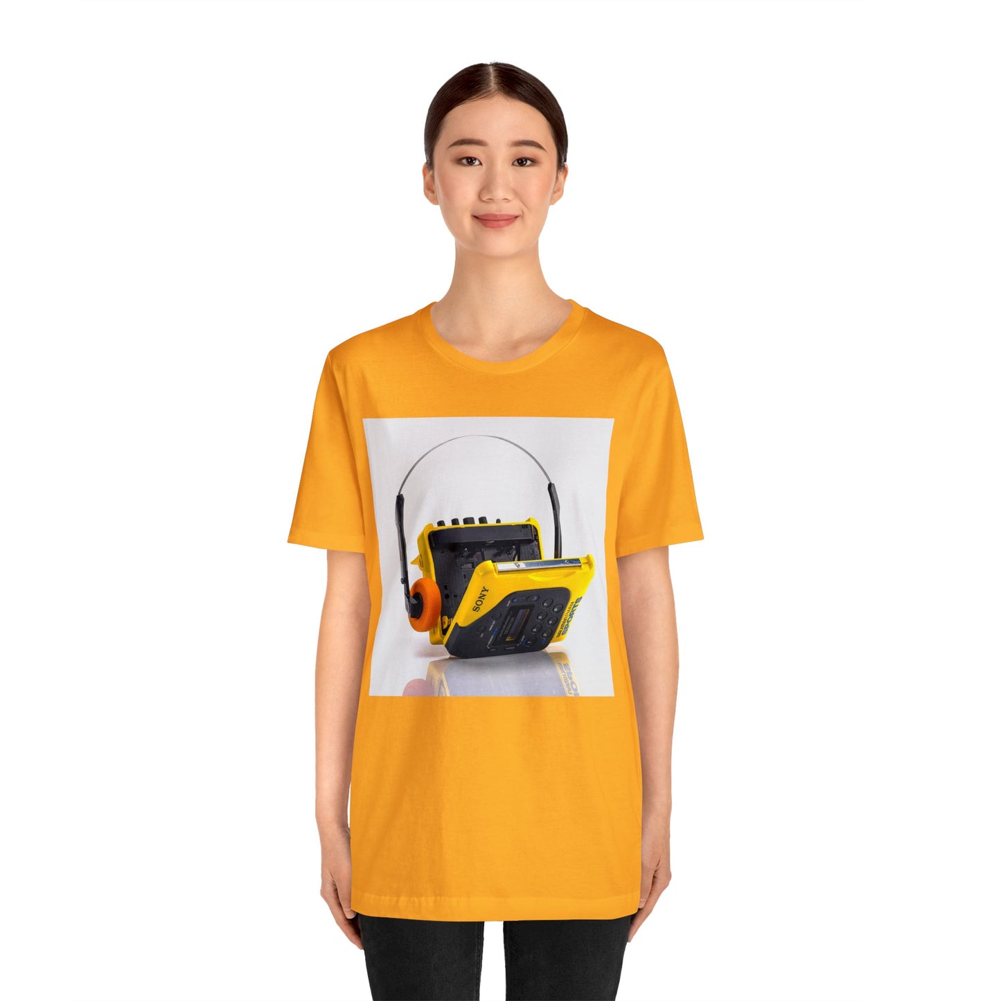 Retro Sony Walkman Cassette Player Short Sleeve T-Shirt - Vintage Music Tee