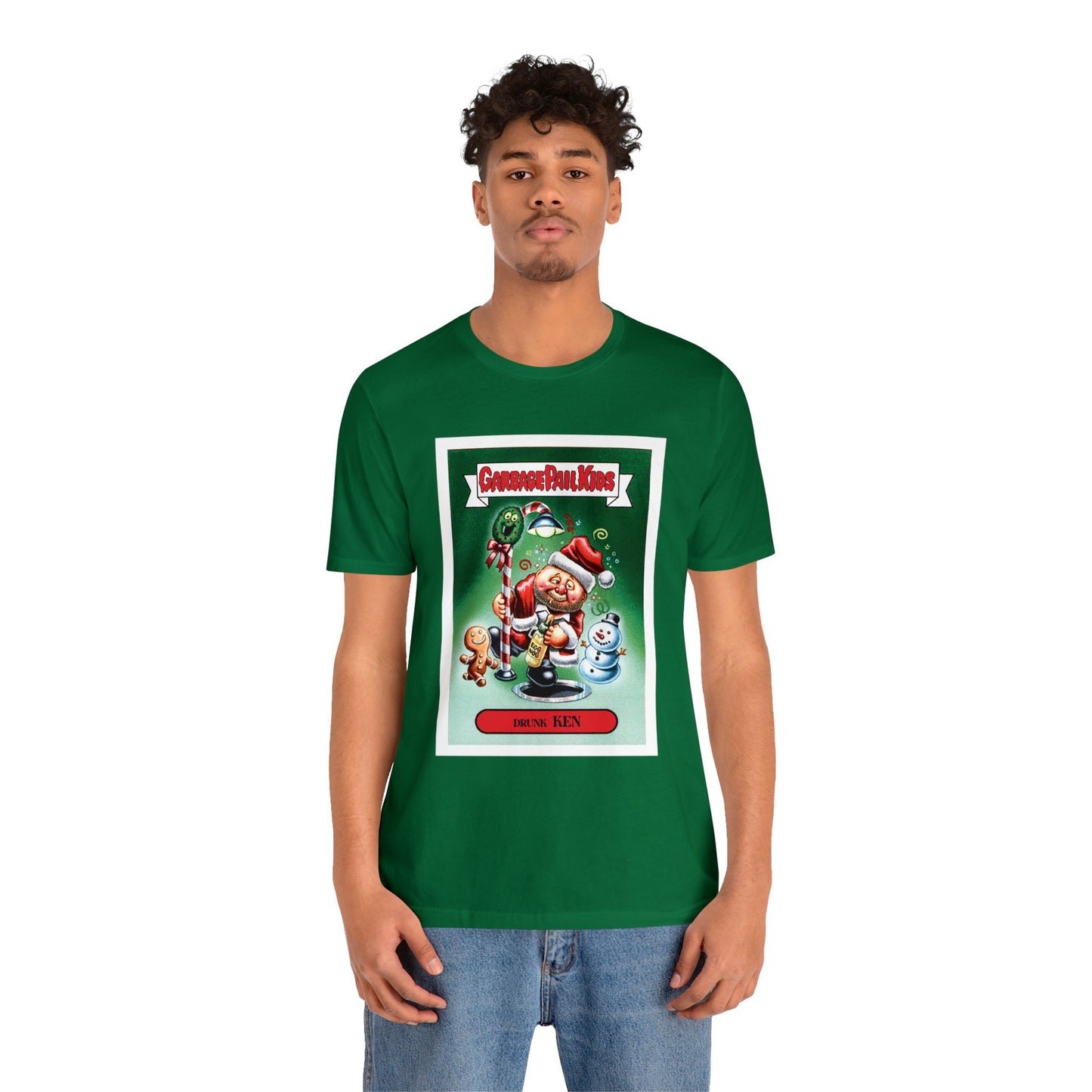 Garbage Pail Kids tshirt - Christmas Garbage Pail Kids tshirt - Drunk Ken Garbage Pail Kids tshirt - Garbage Pail Kid Drunk Ken tshirt