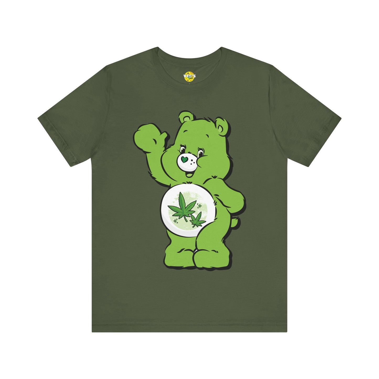 Green Care Bear 420 Tee