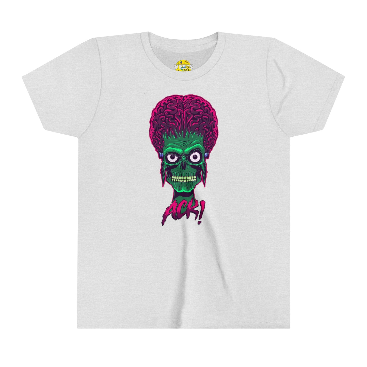 Mars Attacks! Ack! Kids' Graphic Tee, Bella Canvas 3001Y, Movie TShirt