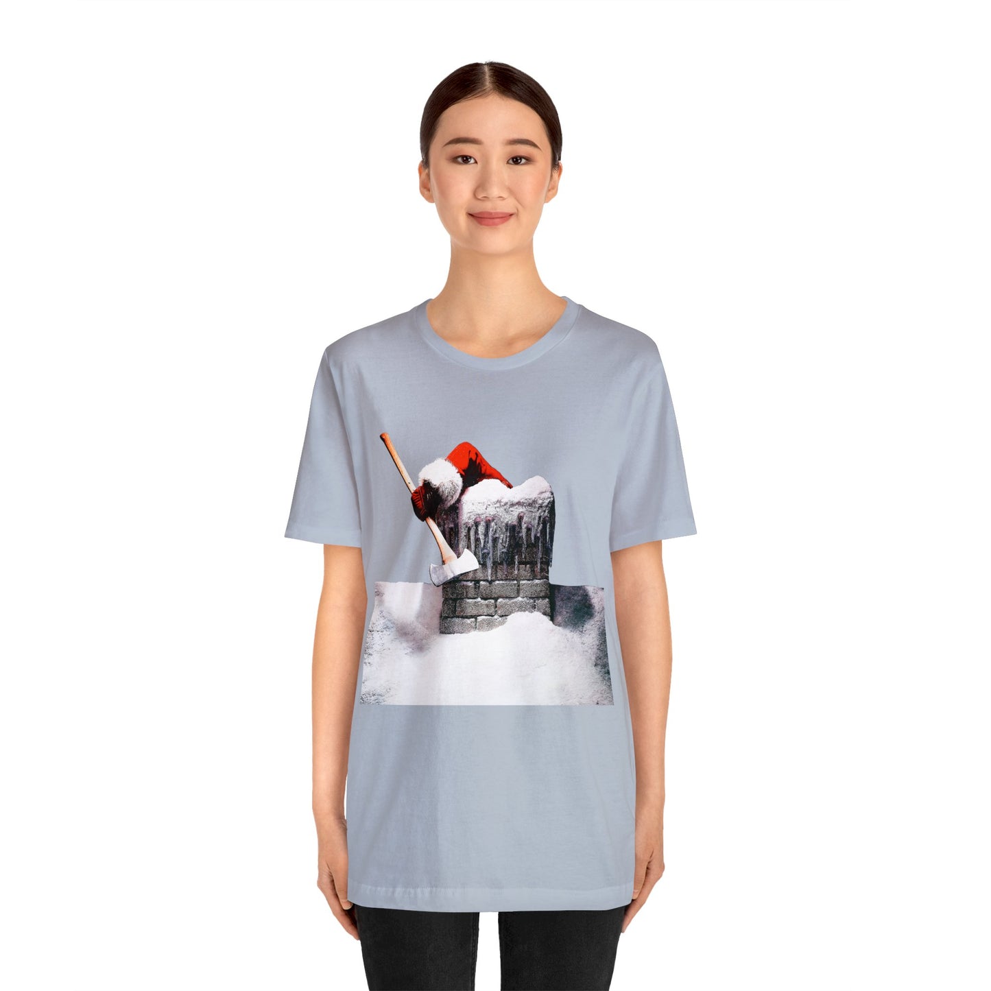 Silent Night Deadly Night tshirt - Christmas creepy santa chimney tee - Creepy Santa Chimney tshirt - Scary Santa Chimney tee