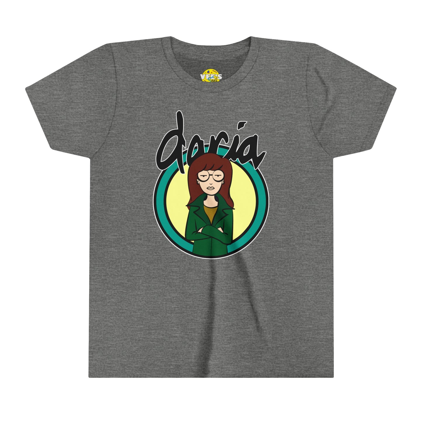 Daria Morgendorfer Kids' Graphic Tee, 90s Nostalgia Shirt, Bella Canvas 3001Y