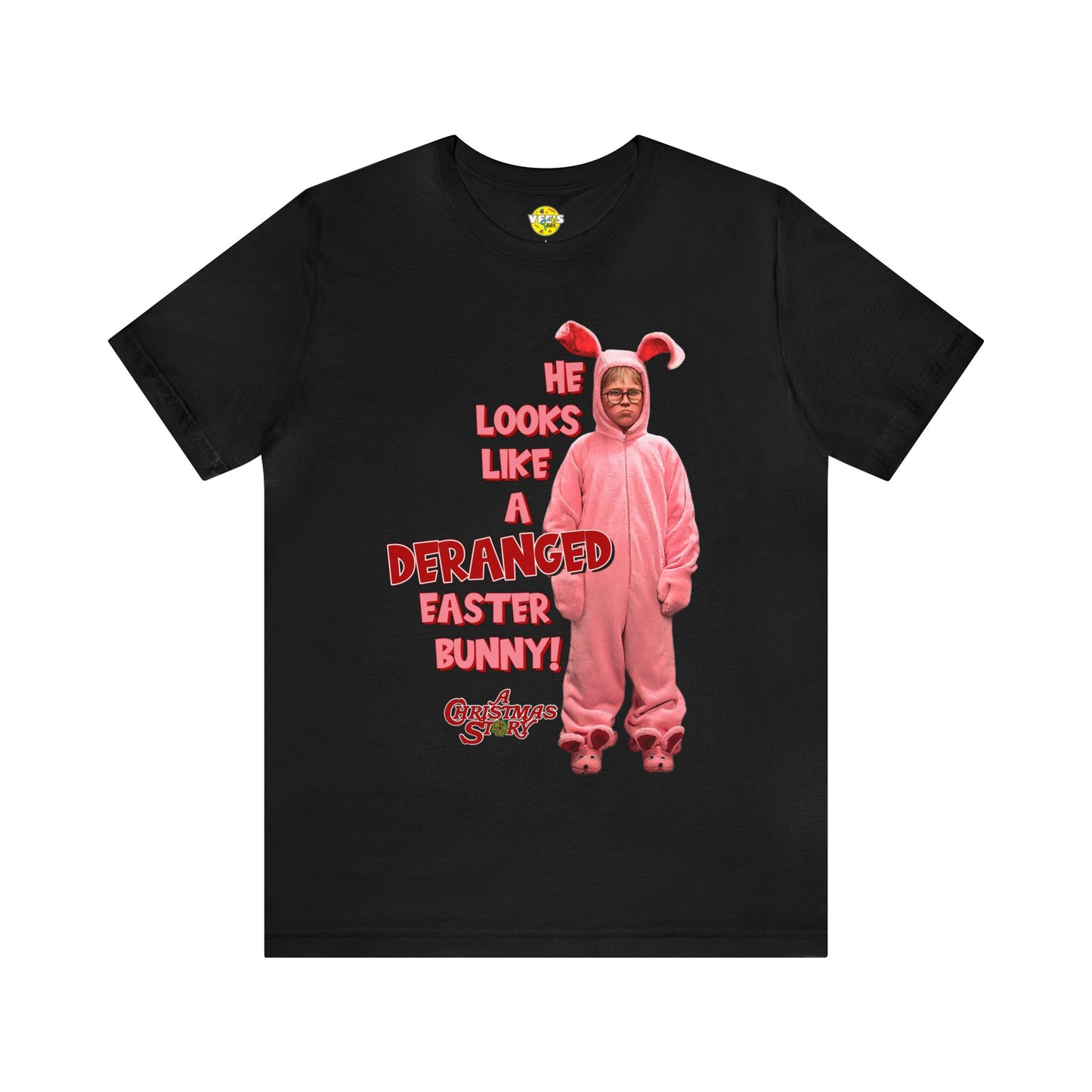 A Christmas Story Bunny Pajamas - A Christmas Story Ralphie Bunny tshirt - Deranged Easter Bunny - Deranged Easter Bunny a Christmas Story