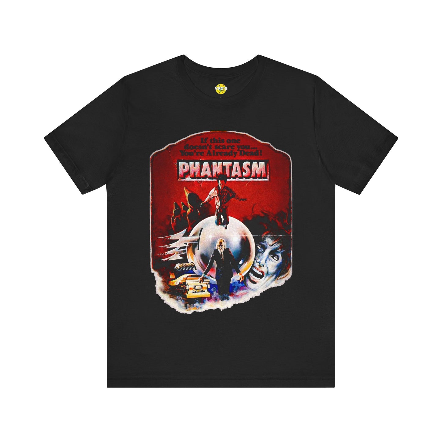 Halloween Phantasm Classic Horror Movie Poster Short Sleeve Unisex Tee | Cult Horror Film Tee