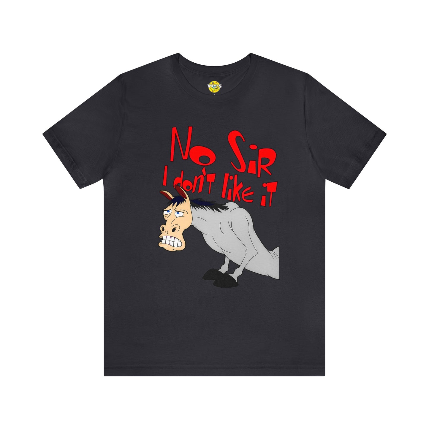 Ren & Stimpy Mr. Horse 'No Sir, I Don't Like It' Short Sleeved T-Shirt - Quirky Cartoon Nostalgia Shirt