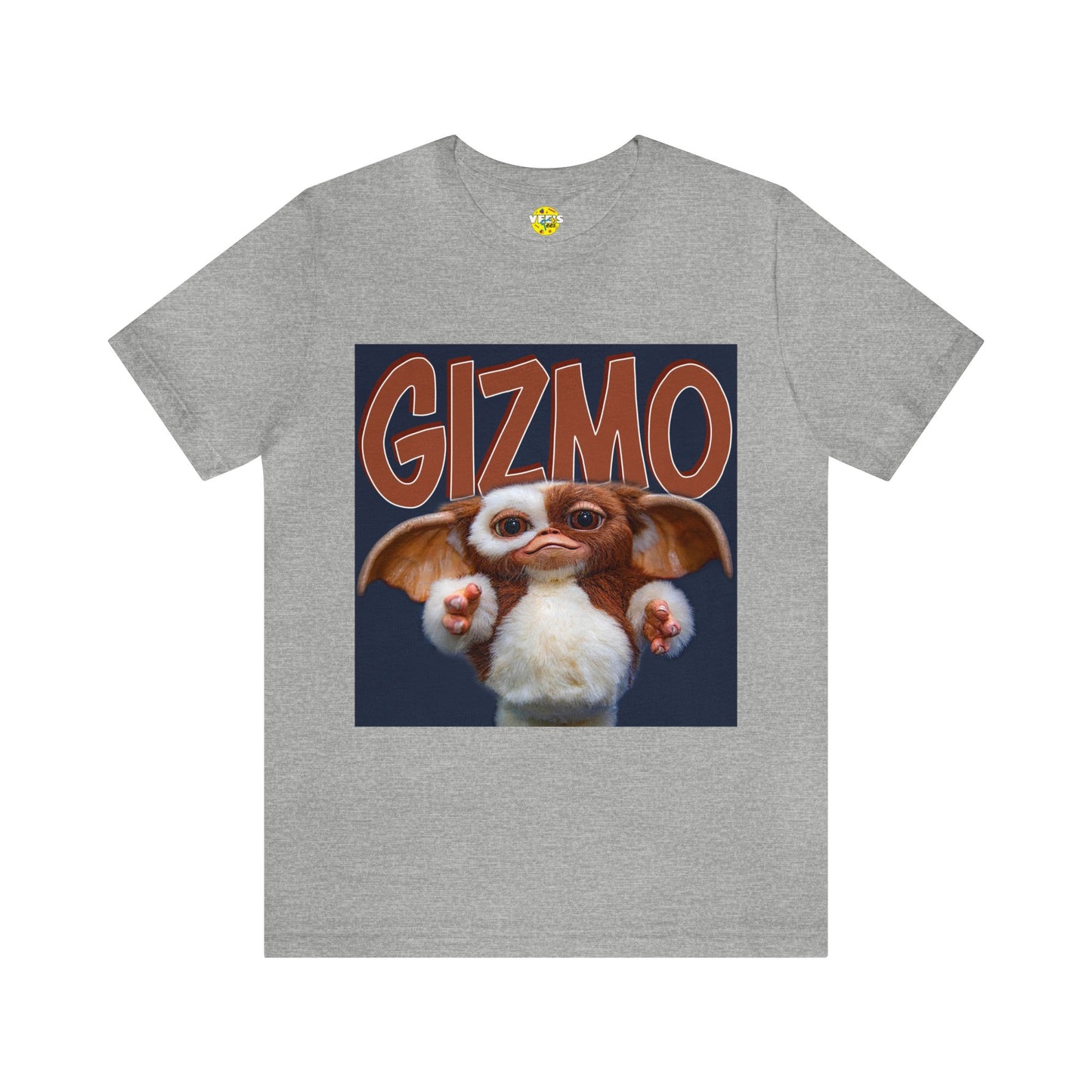 Halloween Gizmo from Gremlins Short Sleeve T-Shirt - Cute Mogwai Graphic Tee, 80s Movie Nostalgia Shirt