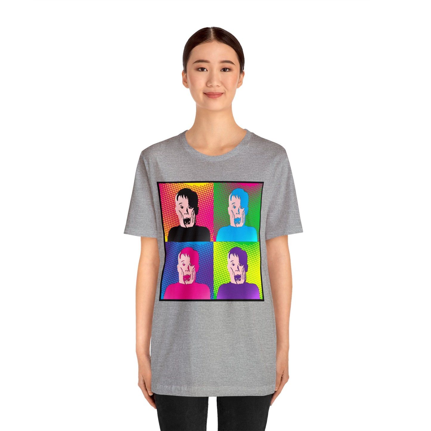 Home Alone Pop Art tshirt - Kevin McCallister Pop Art tshirt - Home Alone short sleeve tshirt - Christmas Home Alone tshirt