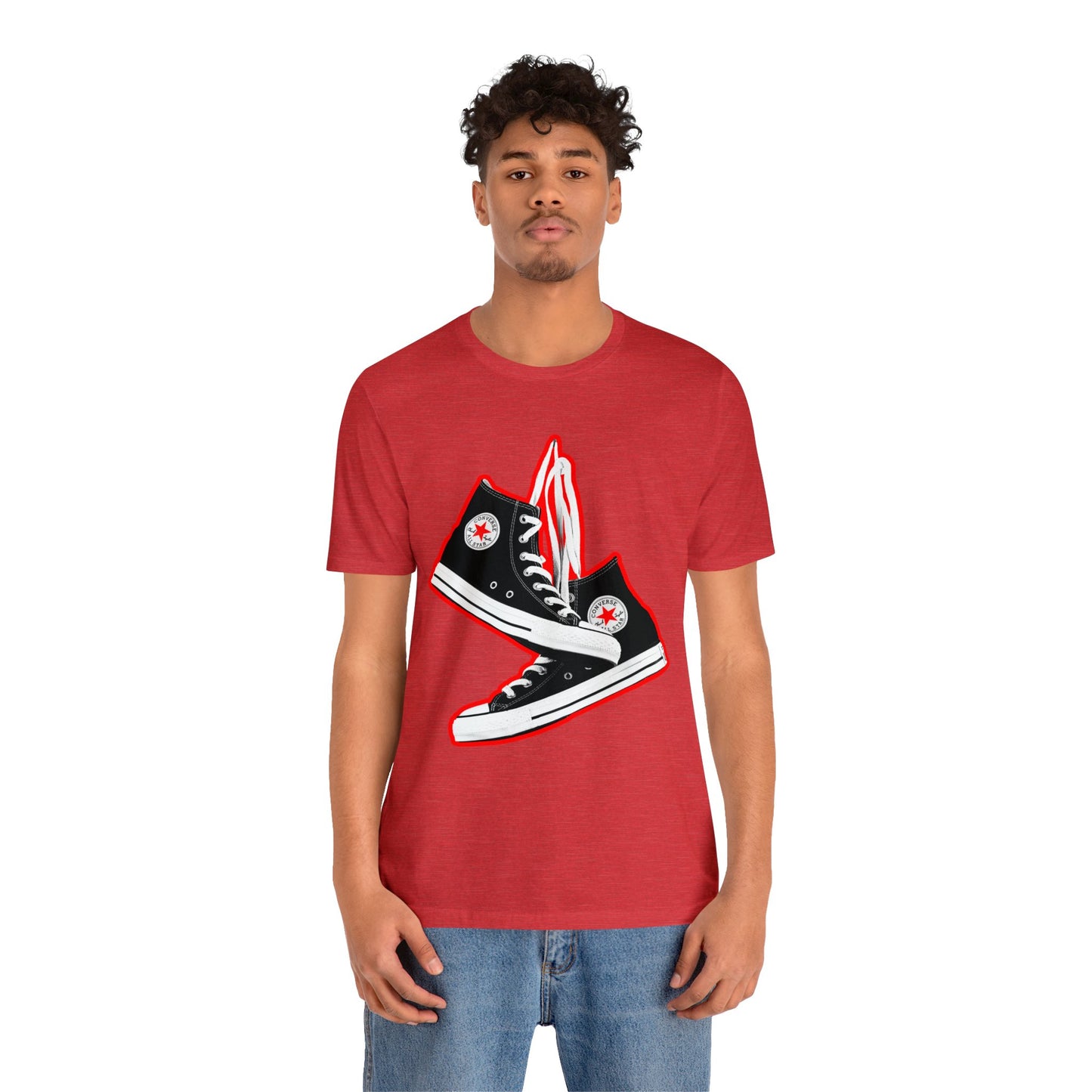 Black Sneakers tshirt - 90s Sneakers tshirt - converse chuck taylor all stars tshirt - High Top Chuck Taylor All Stars Tshirt