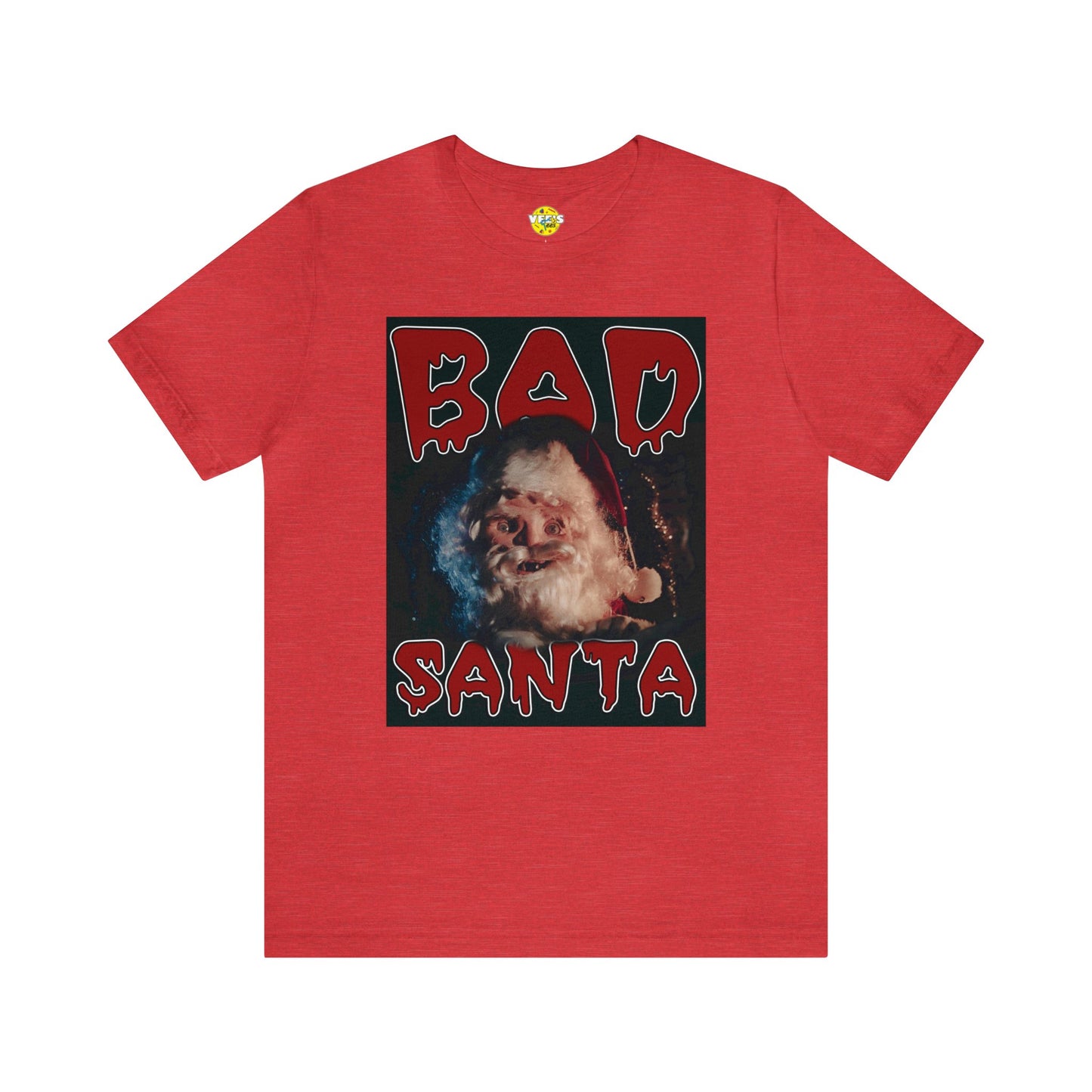 Holiday Scary Santa Mask tshirt - Christmas Crypt Keeper Santa tshirt - Christmas Ghoul Santa Mask tshirt - Christmas Creepy Santa Mask tee