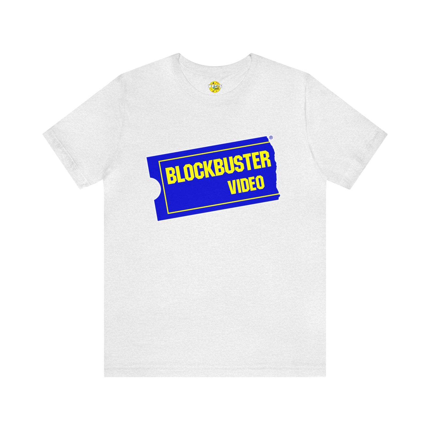 Blockbuster Video Nostalgia Short Sleeve T-Shirt - Retro 90s Video Store Logo Shirt