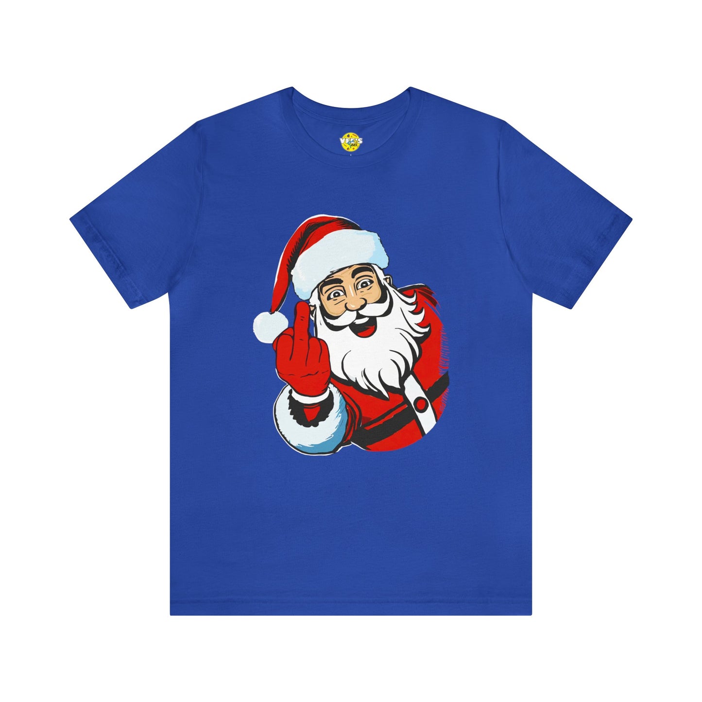 Naughty Santa Tshirt - Naughty Santa Christmas Tshirt - Santa Claus Middle Finger - Santa Middle Finger Tshirt