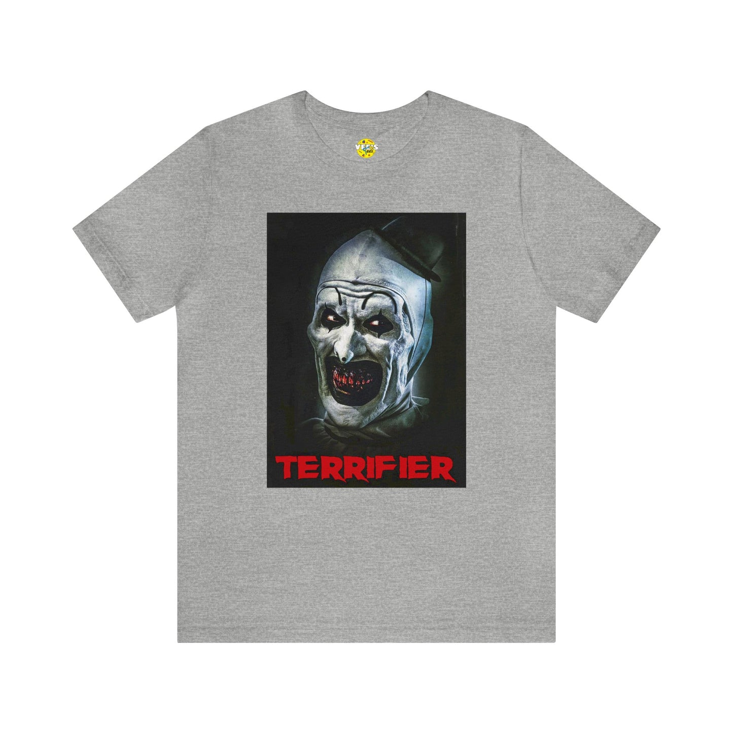 Halloween Terrifier Short Sleeve T-Shirt - Art the Clown Tee - Horror Movie Shirt