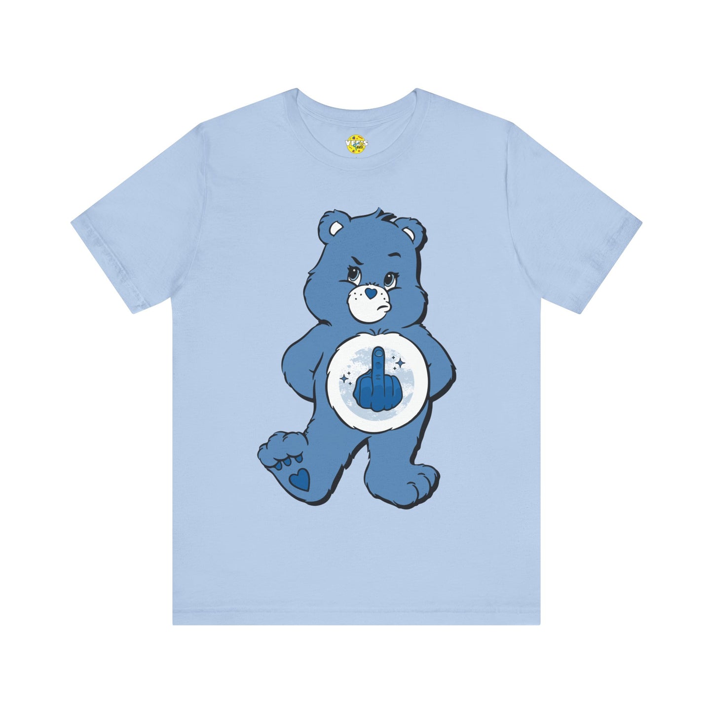 Grumpy Bear Middle Finger TShirt - Adult Care Bears Tee