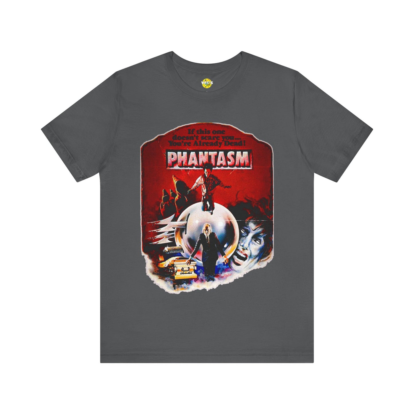 Halloween Phantasm Classic Horror Movie Poster Short Sleeve Unisex Tee | Cult Horror Film Tee