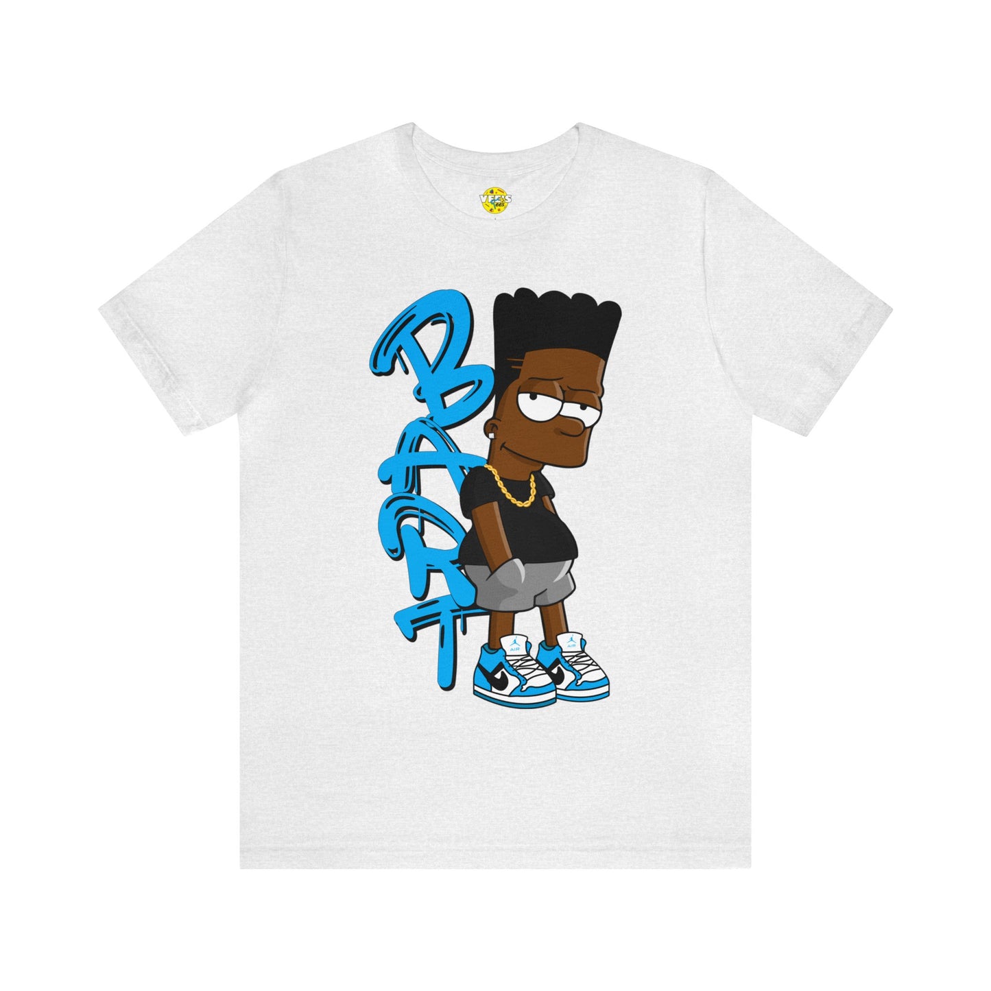 Black Bart Simpson TShirt - Blue, Urban Streetwear, Vintage Cartoon Shirt, Hip Hop Inspired Tee