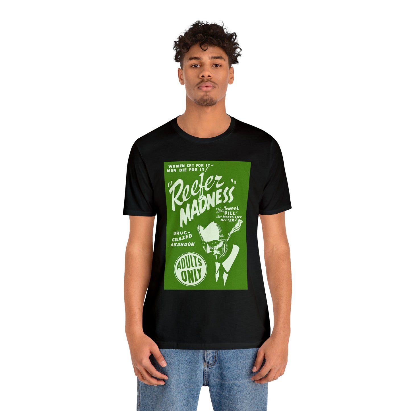 Retro Reefer Madness Movie Poster Short Sleeve T-Shirt - Unique Cult Classic Shirt