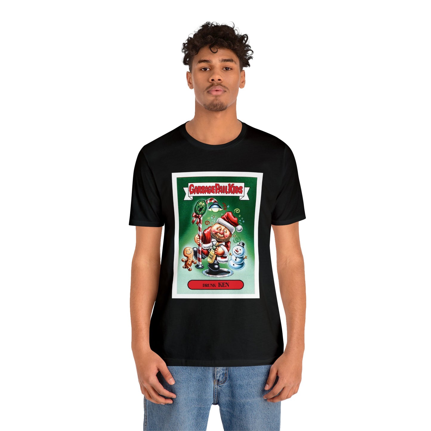 Garbage Pail Kids tshirt - Christmas Garbage Pail Kids tshirt - Drunk Ken Garbage Pail Kids tshirt - Garbage Pail Kid Drunk Ken tshirt