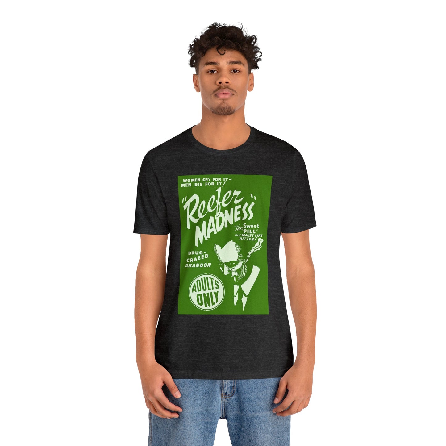 Retro Reefer Madness Movie Poster Short Sleeve T-Shirt - Unique Cult Classic Shirt