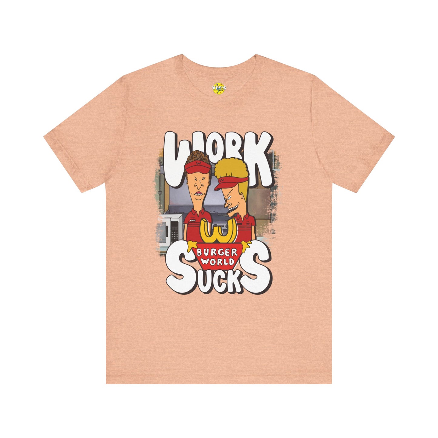 Beavis and Butt-Head Work Sucks T-Shirt - 90s Nostalgia