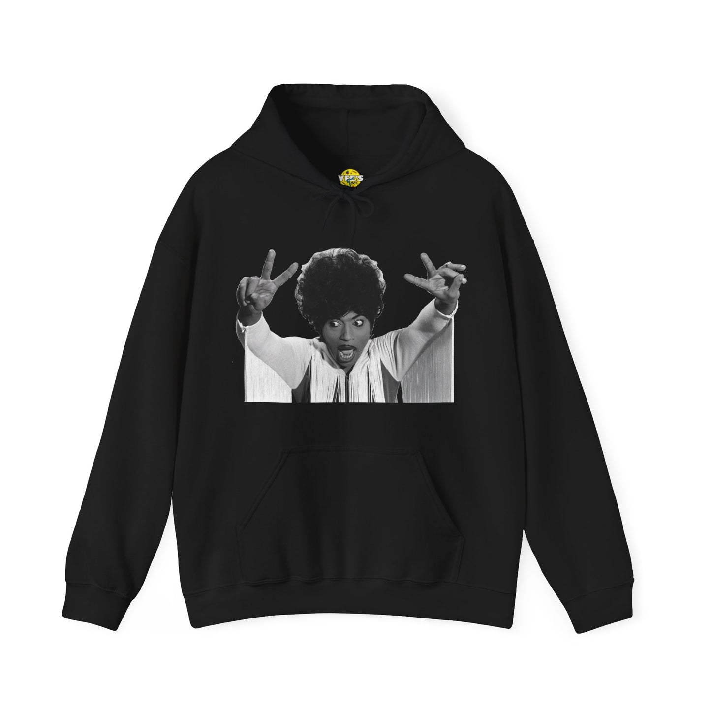 Little Richard Peace Signs Hoodie, Retro Music Legend Sweatshirt, Vintage Pop Culture