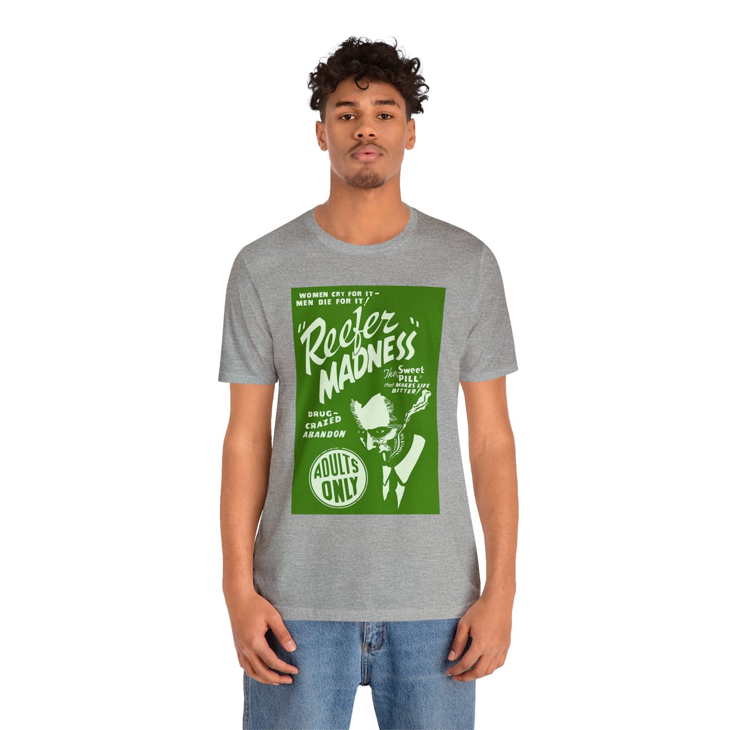 Retro Reefer Madness Movie Poster Short Sleeve T-Shirt - Unique Cult Classic Shirt