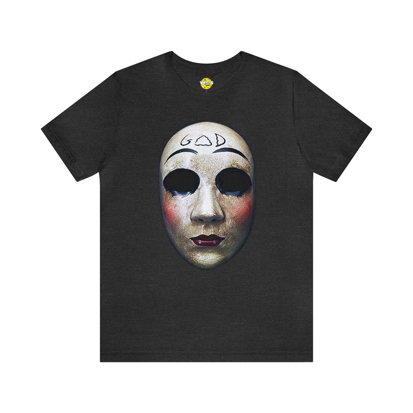 Halloween The Purge God Mask Short Sleeve T-Shirt - Iconic Horror Movie Tee, The Purge Mask Graphic Shirt