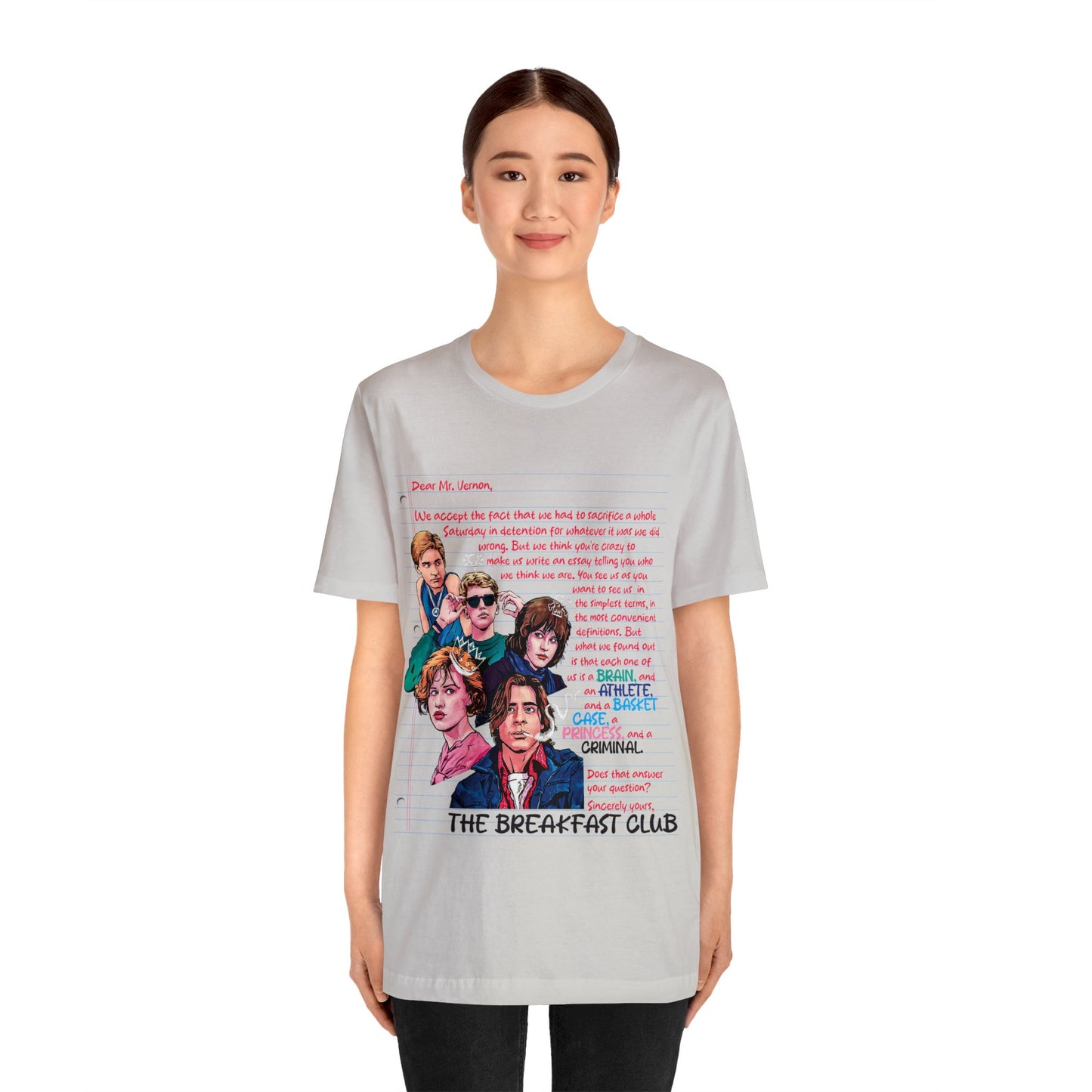 The Breakfast Club Movie - The Breakfast Club Shirt - Retro Teen Movie - The Breakfast Club Movie TShirt - 80s  Teen Movie TShirt