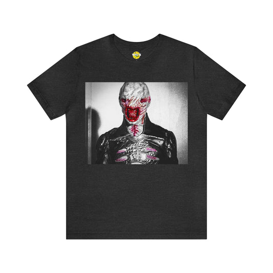 Halloween Chatterer Hellraiser Short Sleeve T-Shirt - Clive Barker Horror Movie Tee, Cenobite Art Shirt