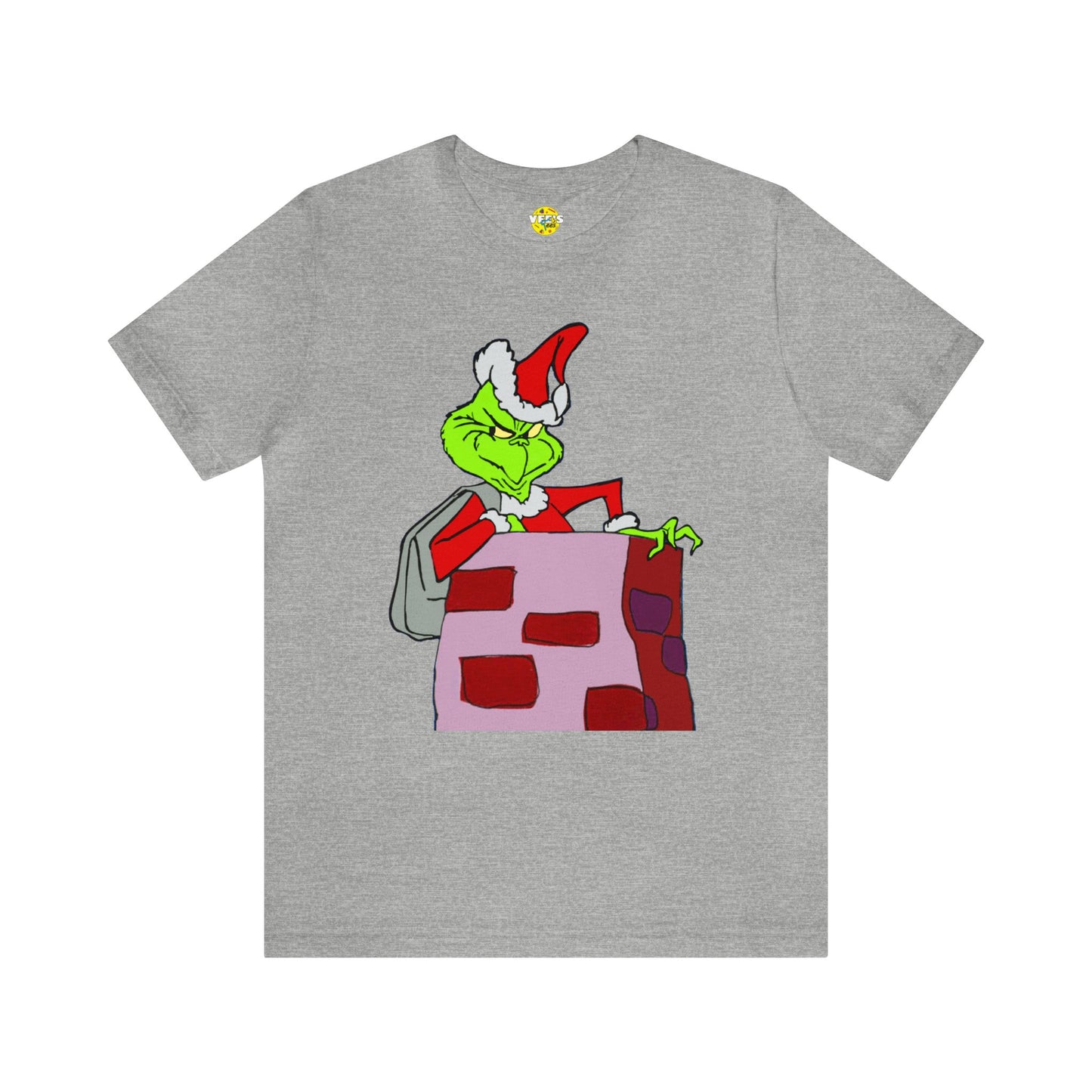 Christmas Cartoon Tee - Retro Grinch Tshirt - The Grinch Cartoon Tshirt - The Grinch Chimney Tshirt