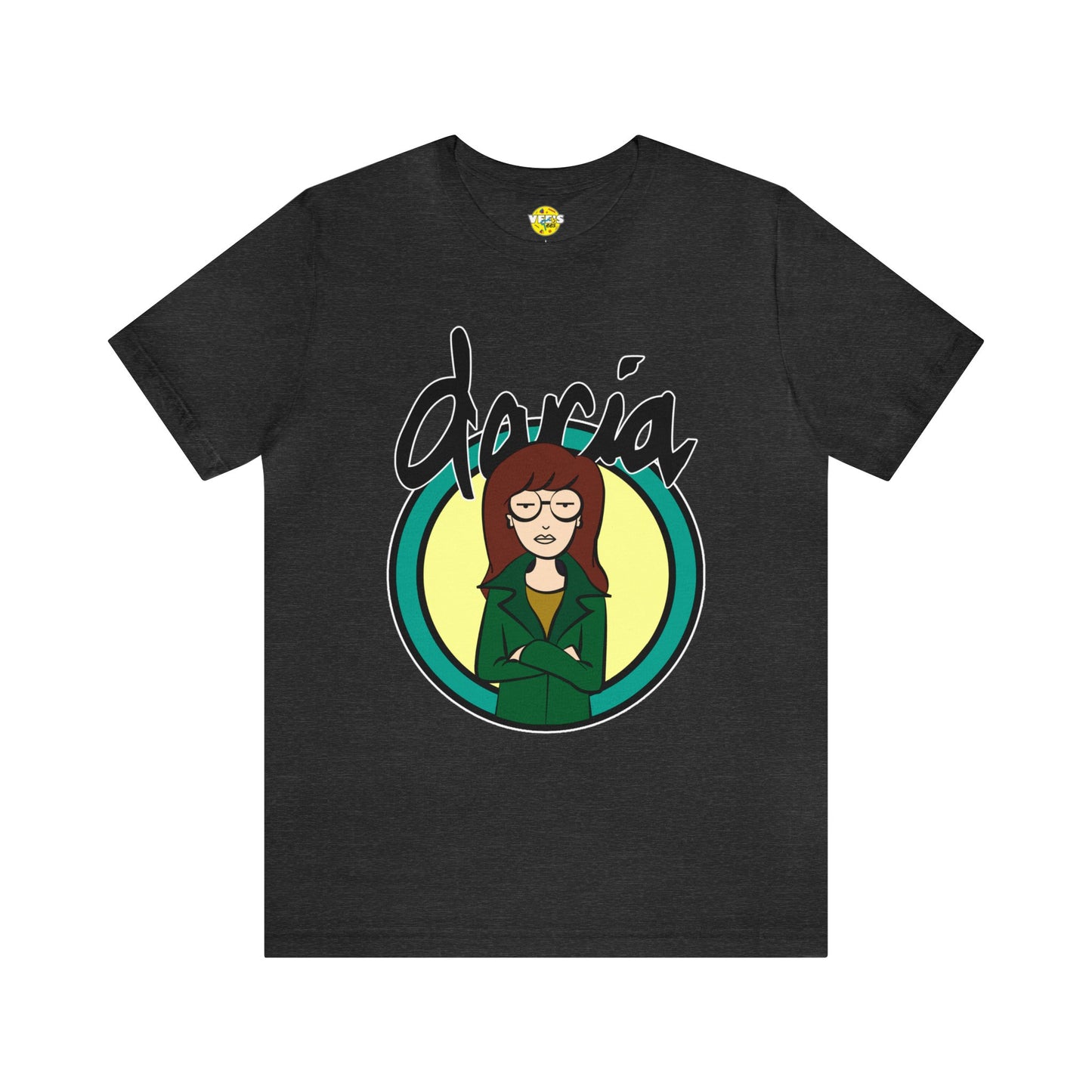 Daria Morgendorffer Short Sleeve T-Shirt - Vintage MTV Cartoon Shirt for Retro Fans