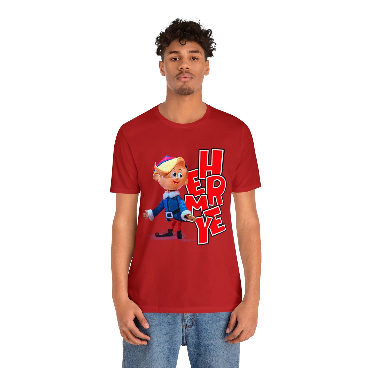 Rudolph the Red Nosed Reindeer Hermey tee - Rudolph Christmas Movie Hermey tee - Misfit Toys Hermey tee - Rudolph Hermey shirt