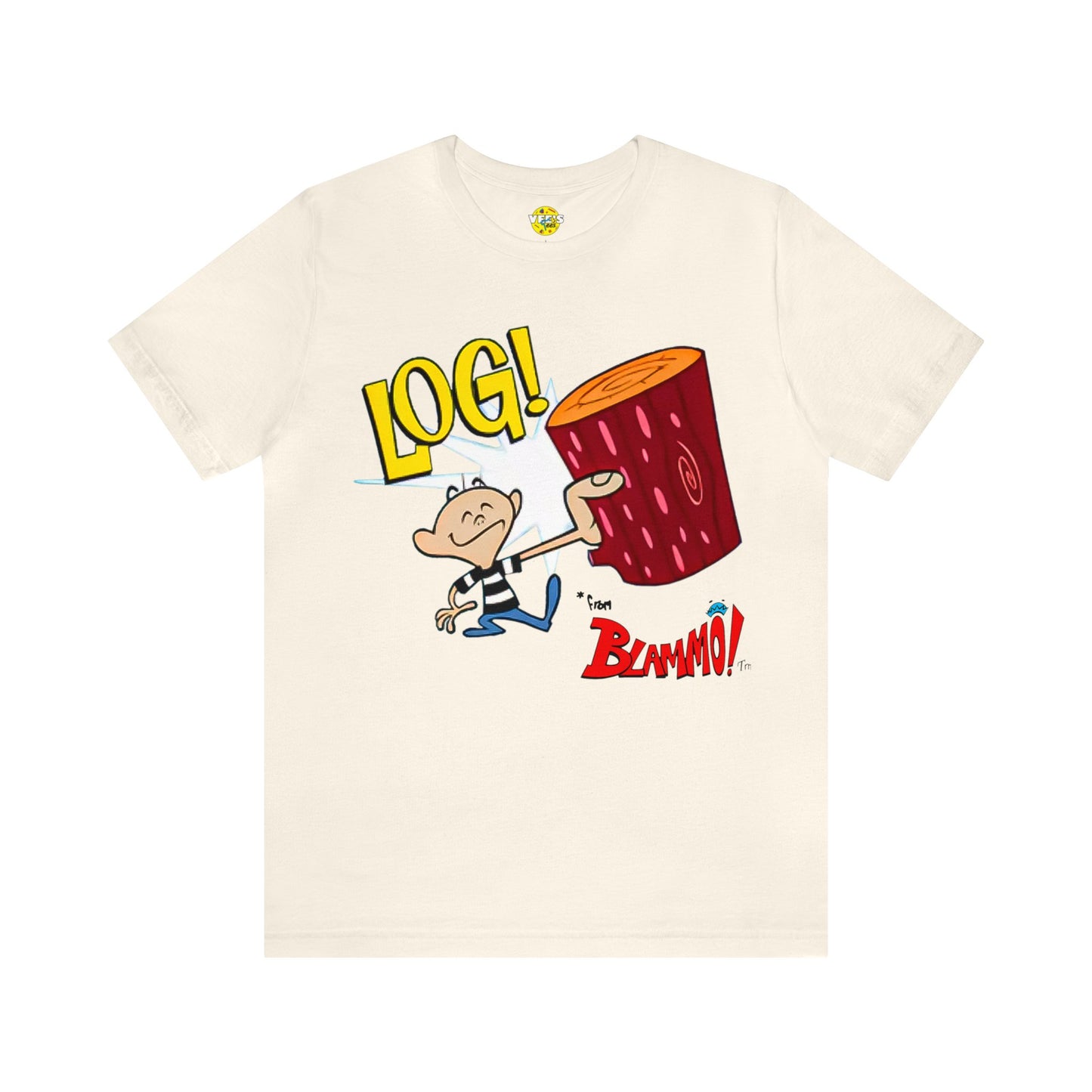 Vintage Blammo! Log Short Sleeve T-shirt - Nostalgic '90s Cartoon Tee