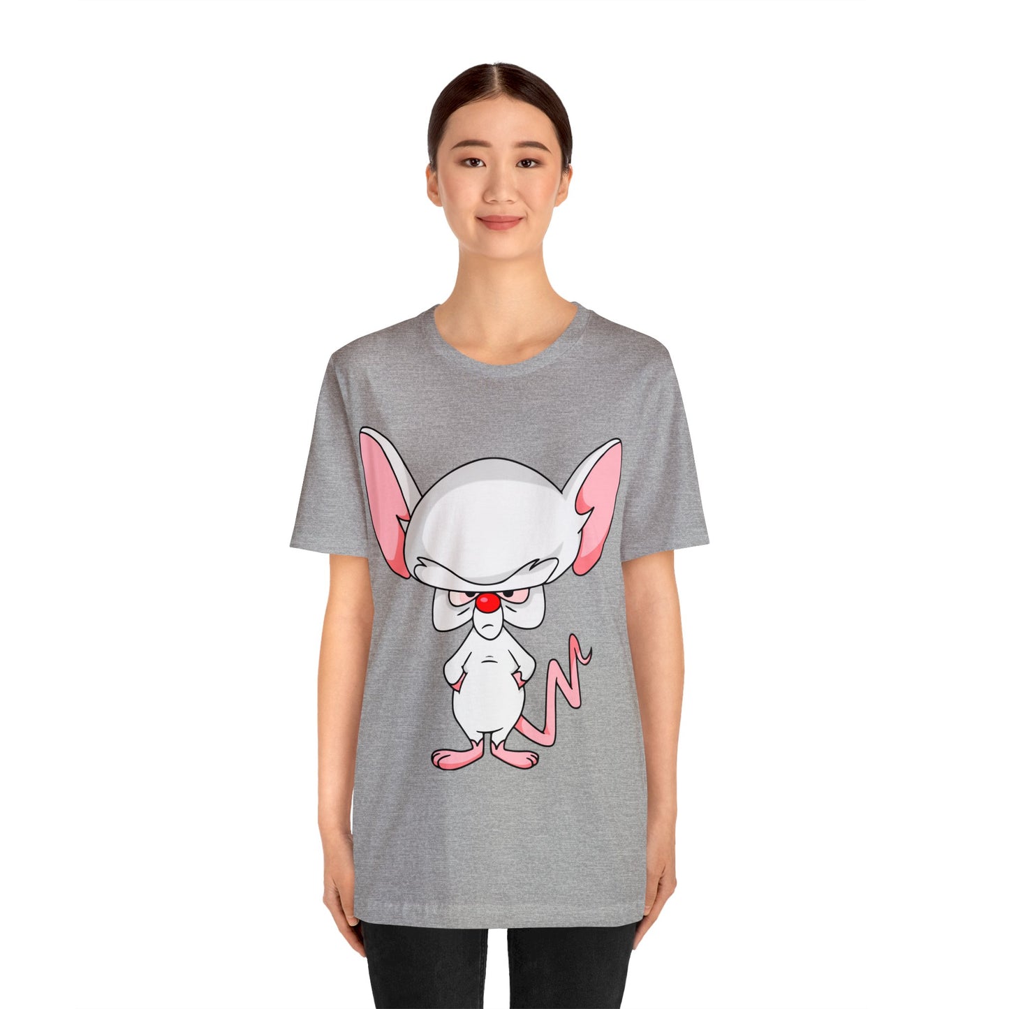 Pinky & The Brain Graphic Tee - Classic Nostalgic Vintage Cartoon Graphic Tshirt - Valentines Day Animated Series Companion Shirt