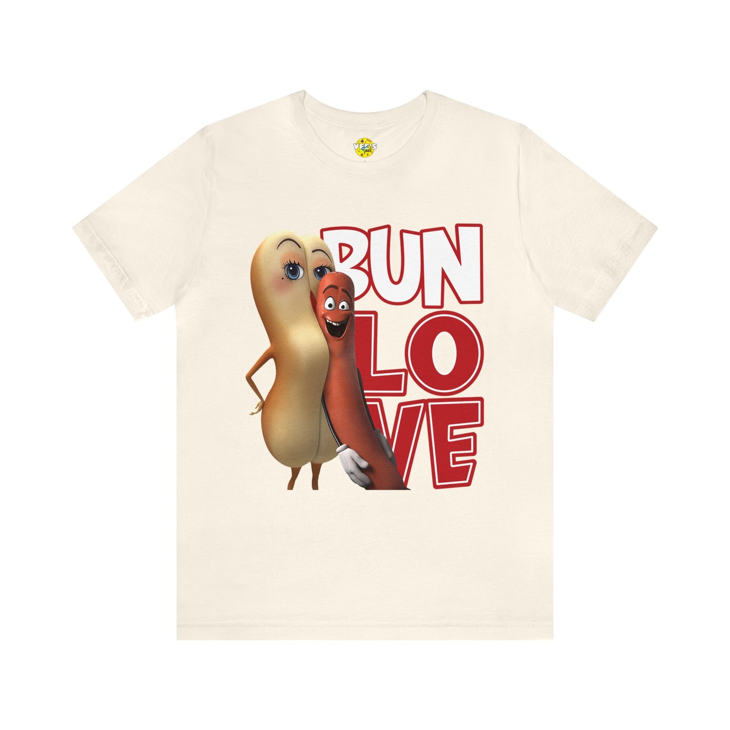 Sausage Party Movie Inspired Tshirt - Frank and Brenda Bun Love Shirt - Humorous Pop Culture Couple Tee - Quirky Animated Comedy Fashion