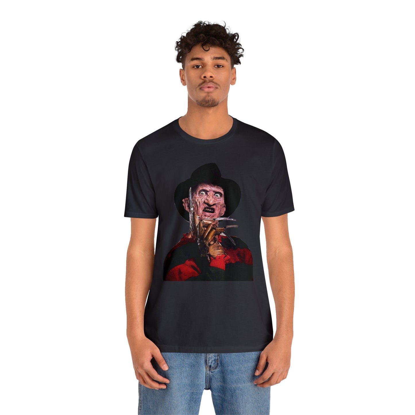 Halloween Freddy Krueger Short Sleeve T-Shirt - Horror Icon Tee, Nightmare on Elm Street Graphic Shirt