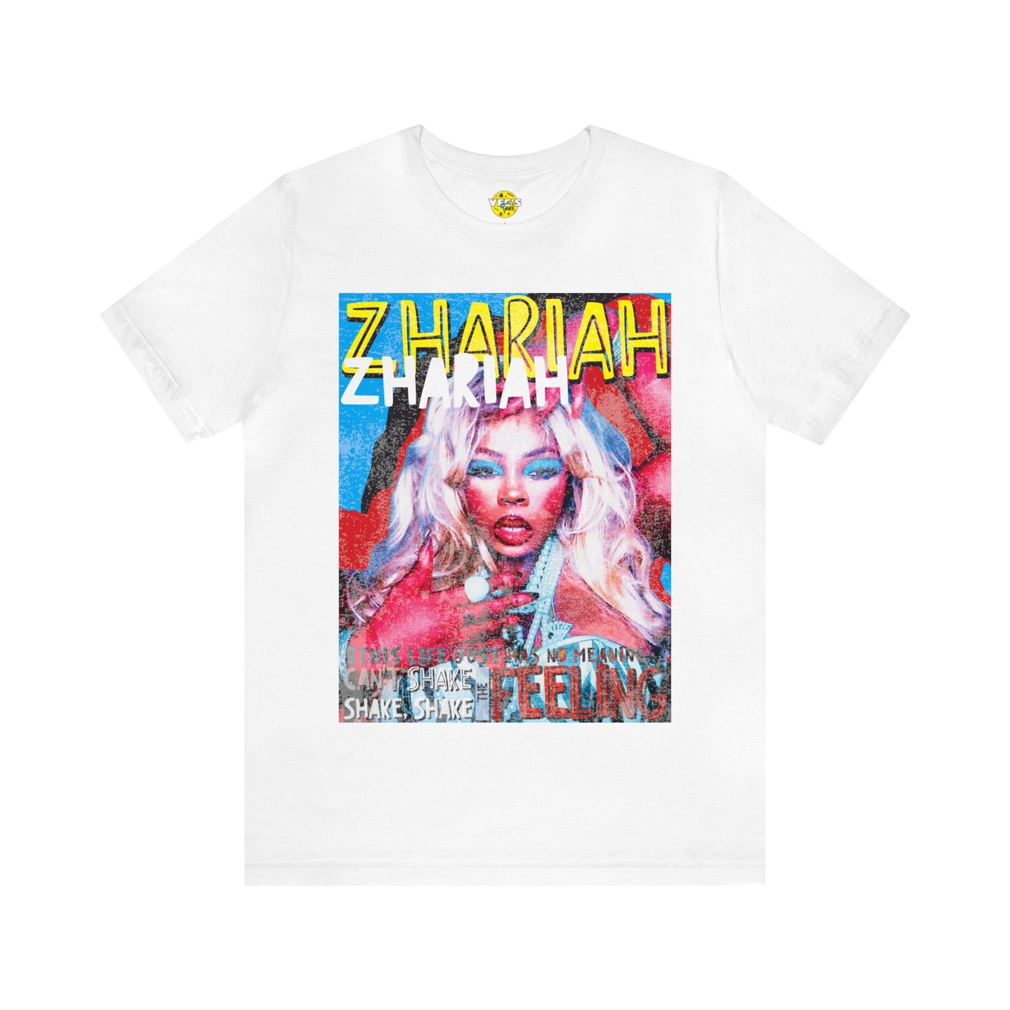 Zhariah Vegas Days Tshirt, 80s Music Tee, Retro Music Lyric Tshirt, Vintage look 80s Glamrock Shirt