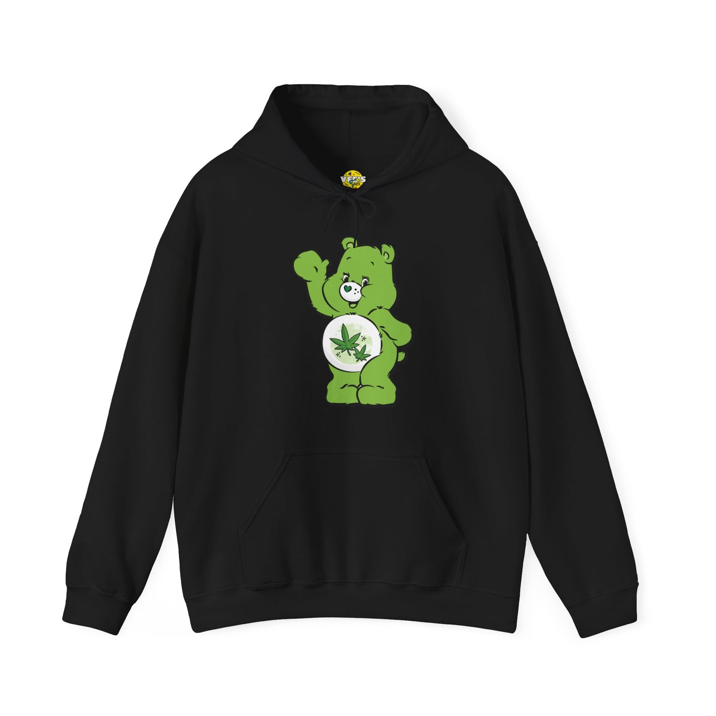 Green Care Bear 420 Hoodie