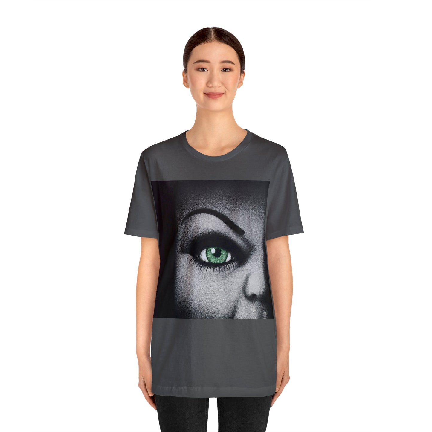 Halloween Bride of Chucky - Tiffany's Face Closeup Short Sleeve T-Shirt - Horror Icon Tee, Classic Movie Graphic Shirt