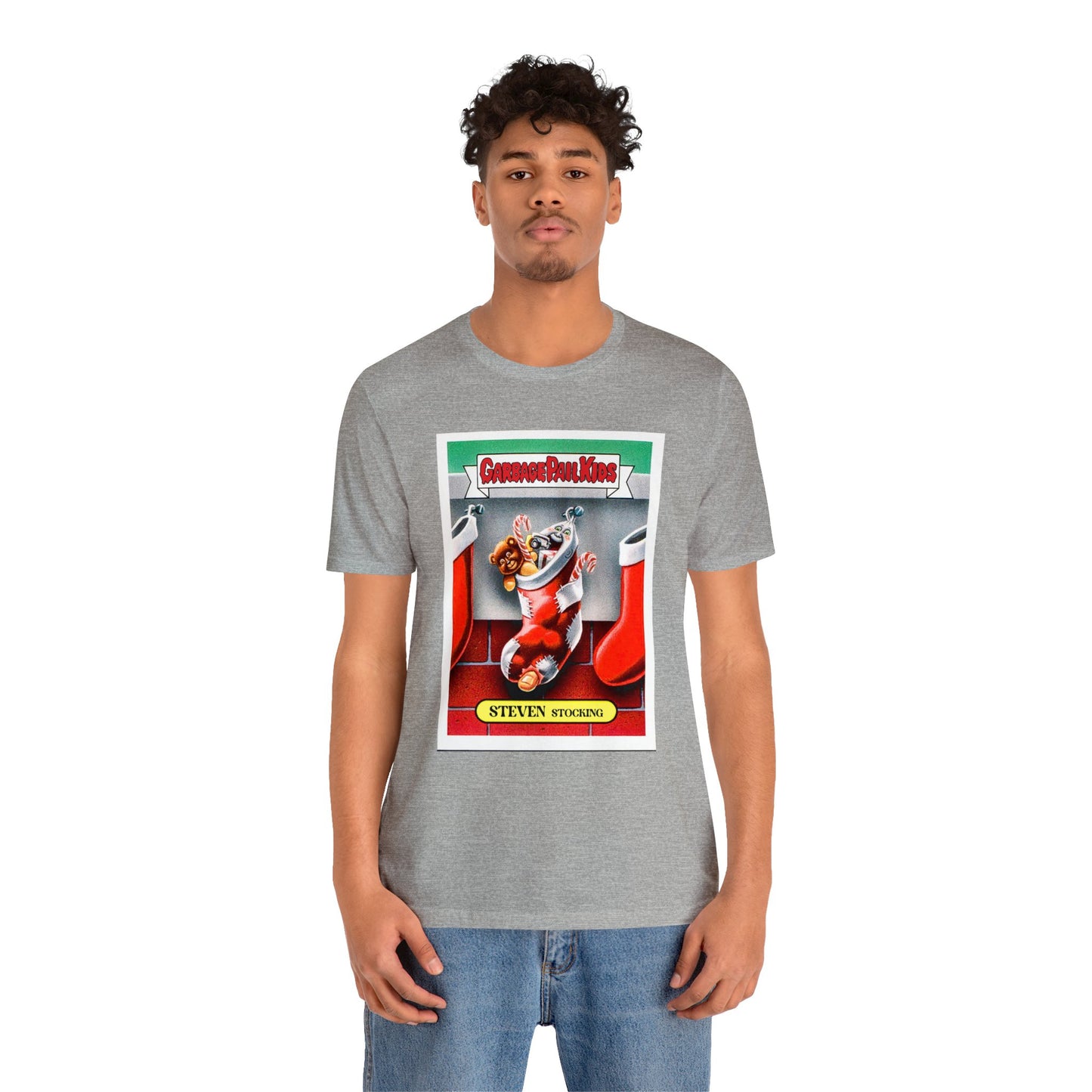 Garbage Pail Kids Tshirt - Christmas Garbage Pail Kids Tshirt - Holiday GPK tshirt - Stephen Stocking Garbage Pail Kids