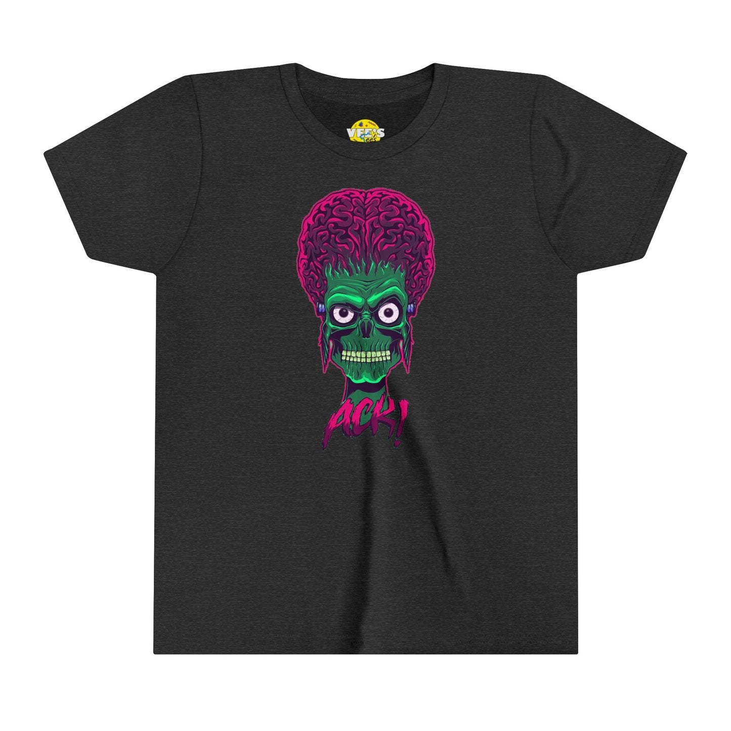 Mars Attacks! Ack! Kids' Graphic Tee, Bella Canvas 3001Y, Movie TShirt