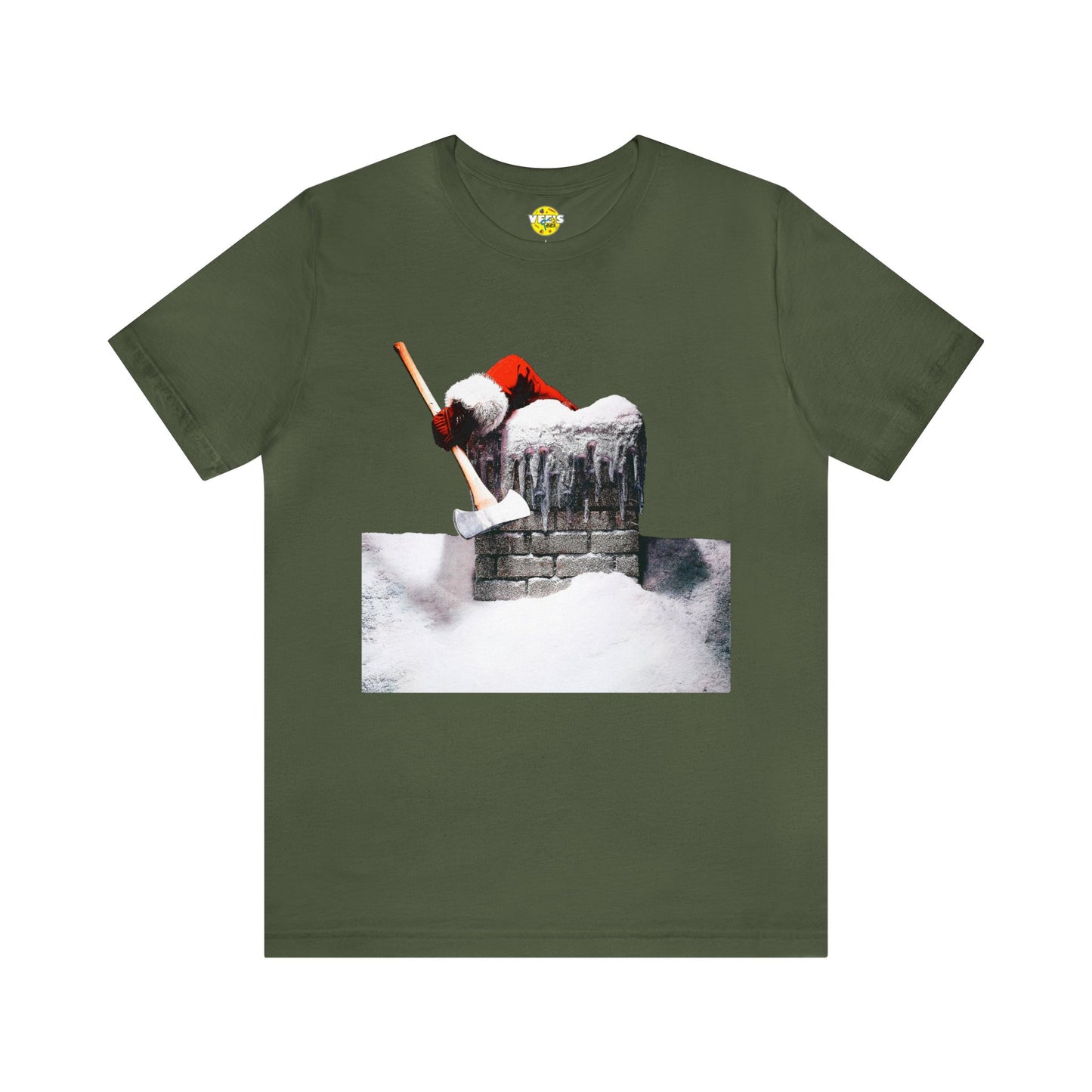 Silent Night Deadly Night tshirt - Christmas creepy santa chimney tee - Creepy Santa Chimney tshirt - Scary Santa Chimney tee