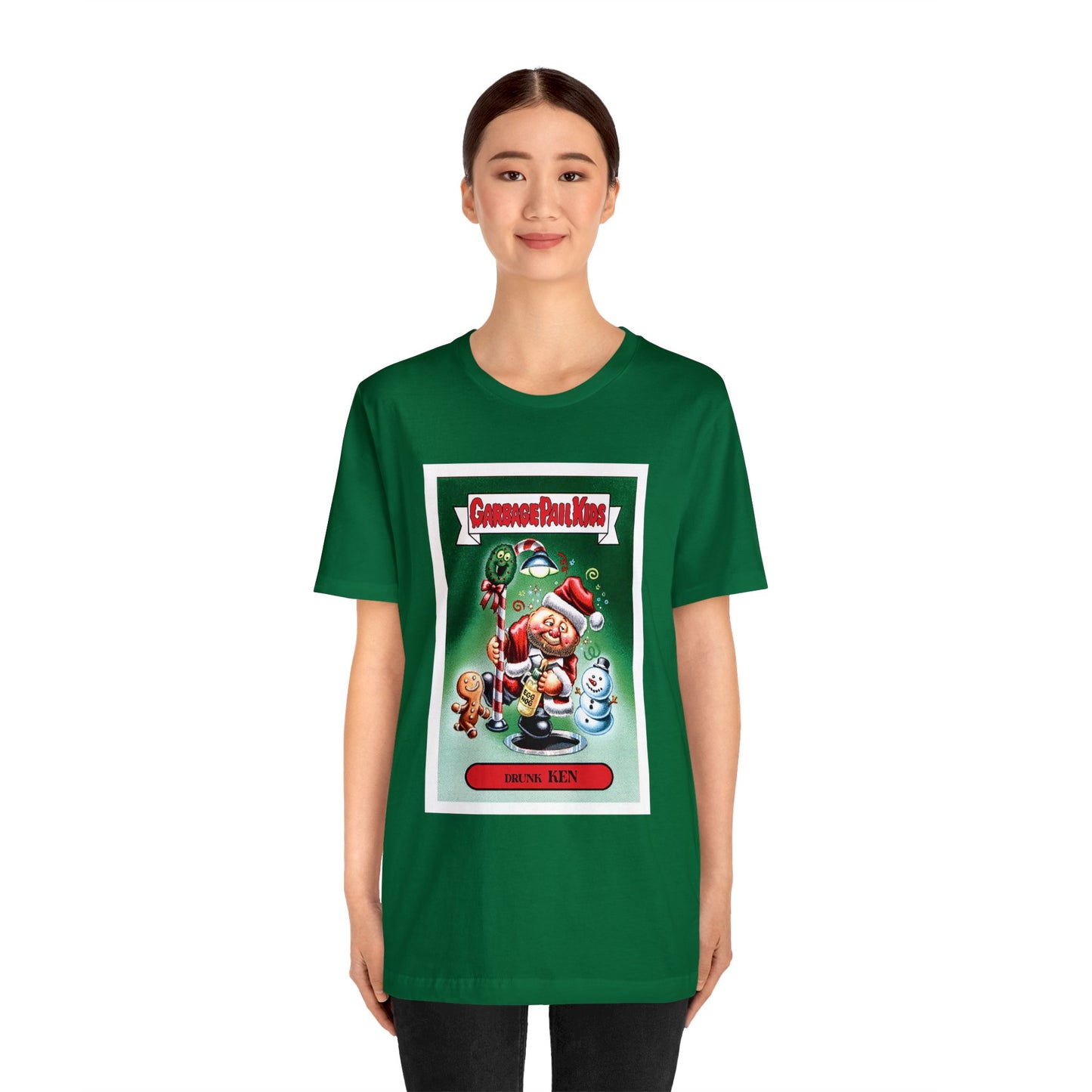 Garbage Pail Kids tshirt - Christmas Garbage Pail Kids tshirt - Drunk Ken Garbage Pail Kids tshirt - Garbage Pail Kid Drunk Ken tshirt