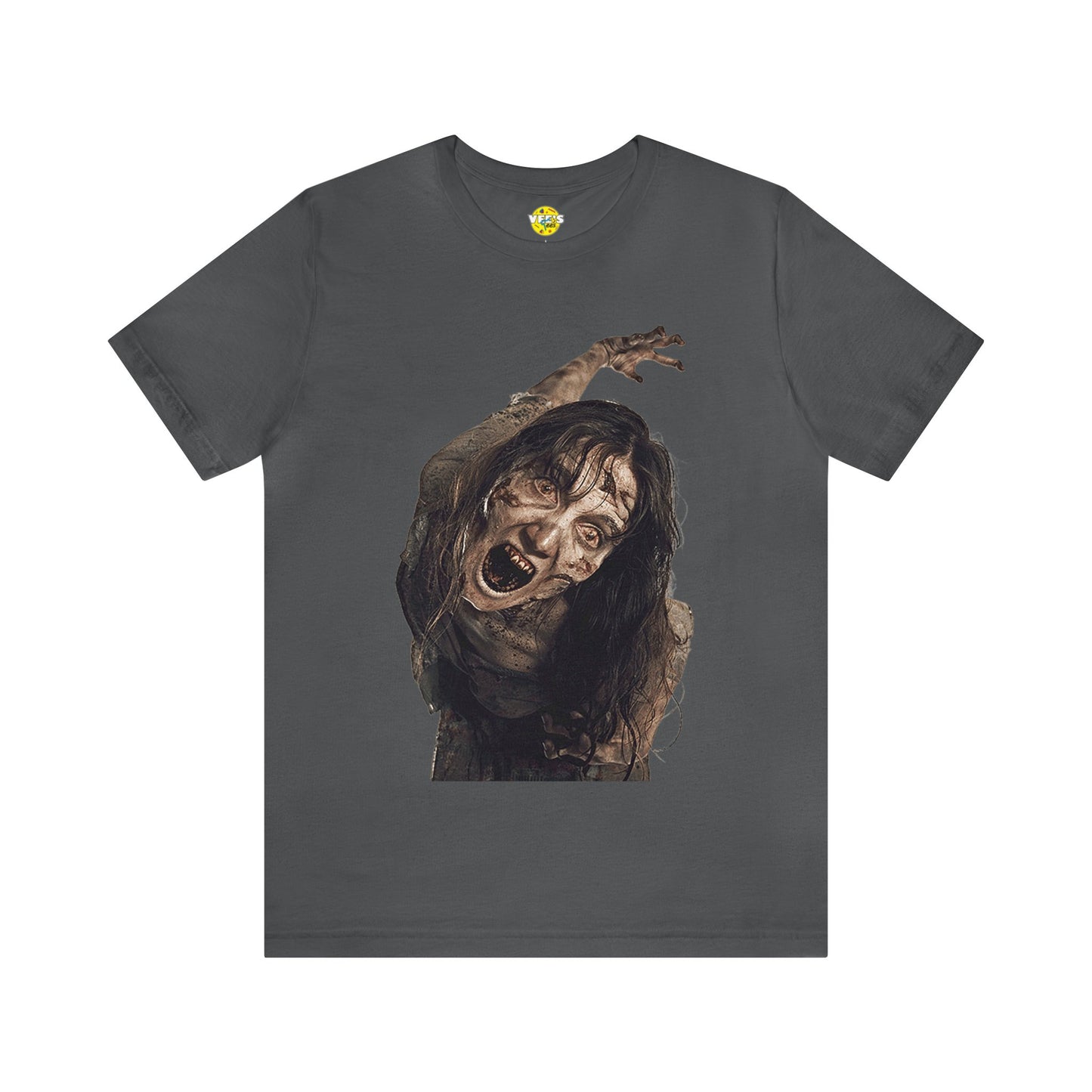 Halloween Zombie Female Short Sleeve T-Shirt - Undead Horror Tee, Walking Dead Graphic Shirt