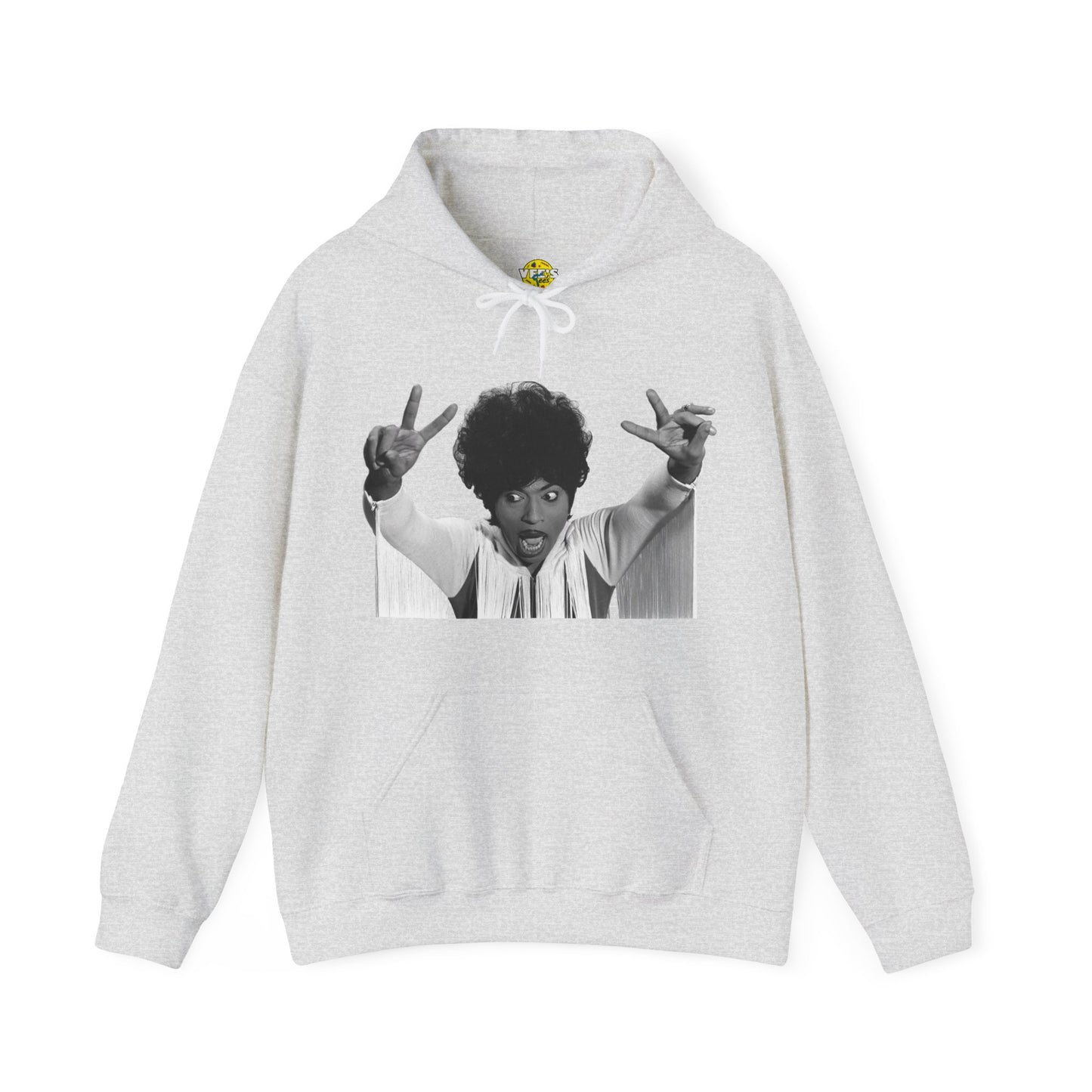 Little Richard Peace Signs Hoodie, Retro Music Legend Sweatshirt, Vintage Pop Culture