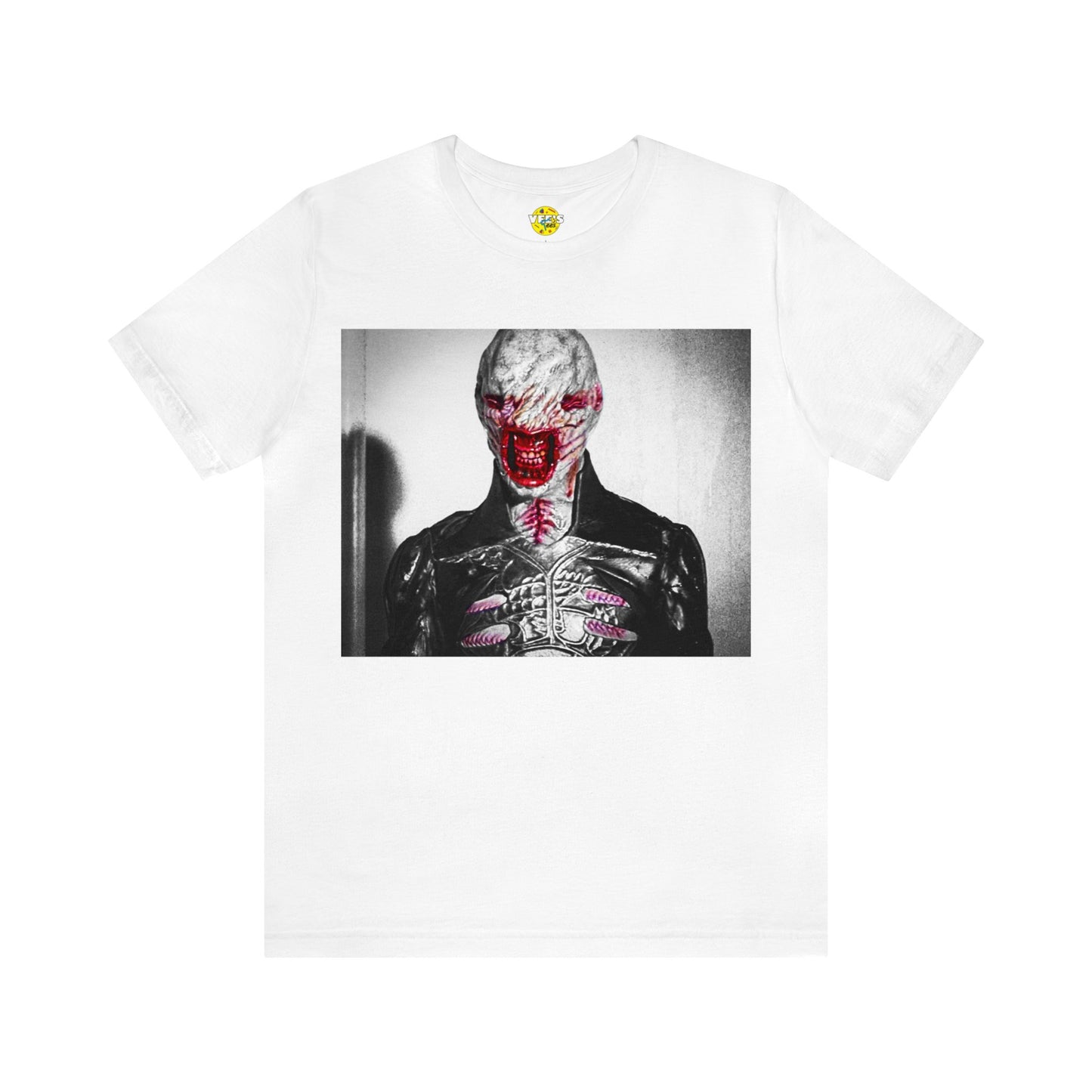 Halloween Chatterer Hellraiser Short Sleeve T-Shirt - Clive Barker Horror Movie Tee, Cenobite Art Shirt