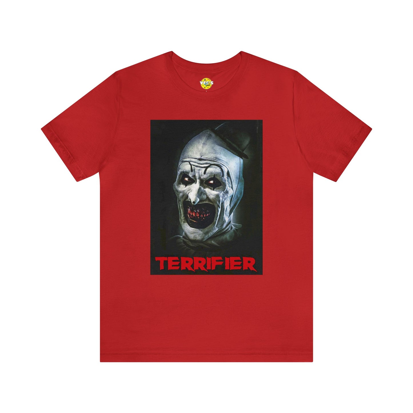 Halloween Terrifier Short Sleeve T-Shirt - Art the Clown Tee - Horror Movie Shirt