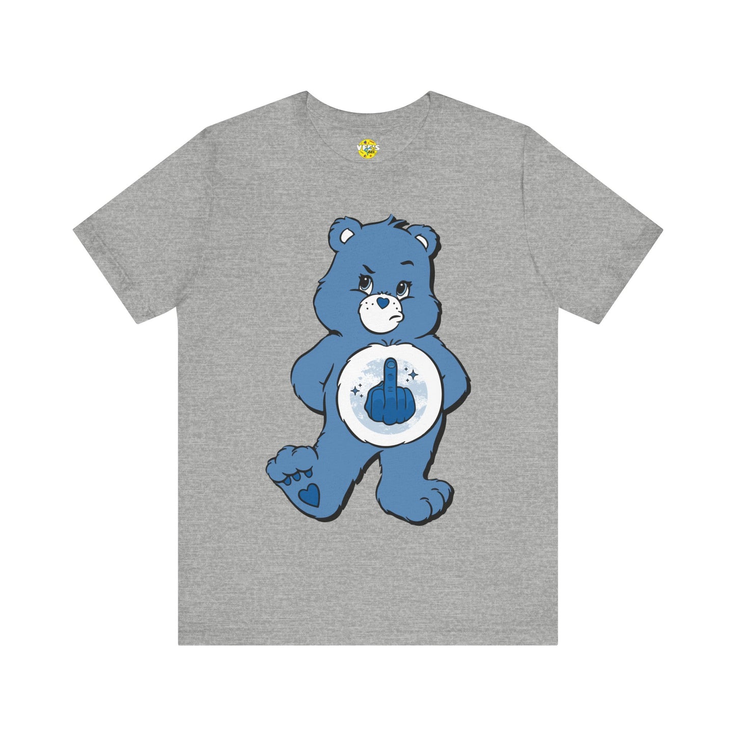 Grumpy Bear Middle Finger TShirt - Adult Care Bears Tee