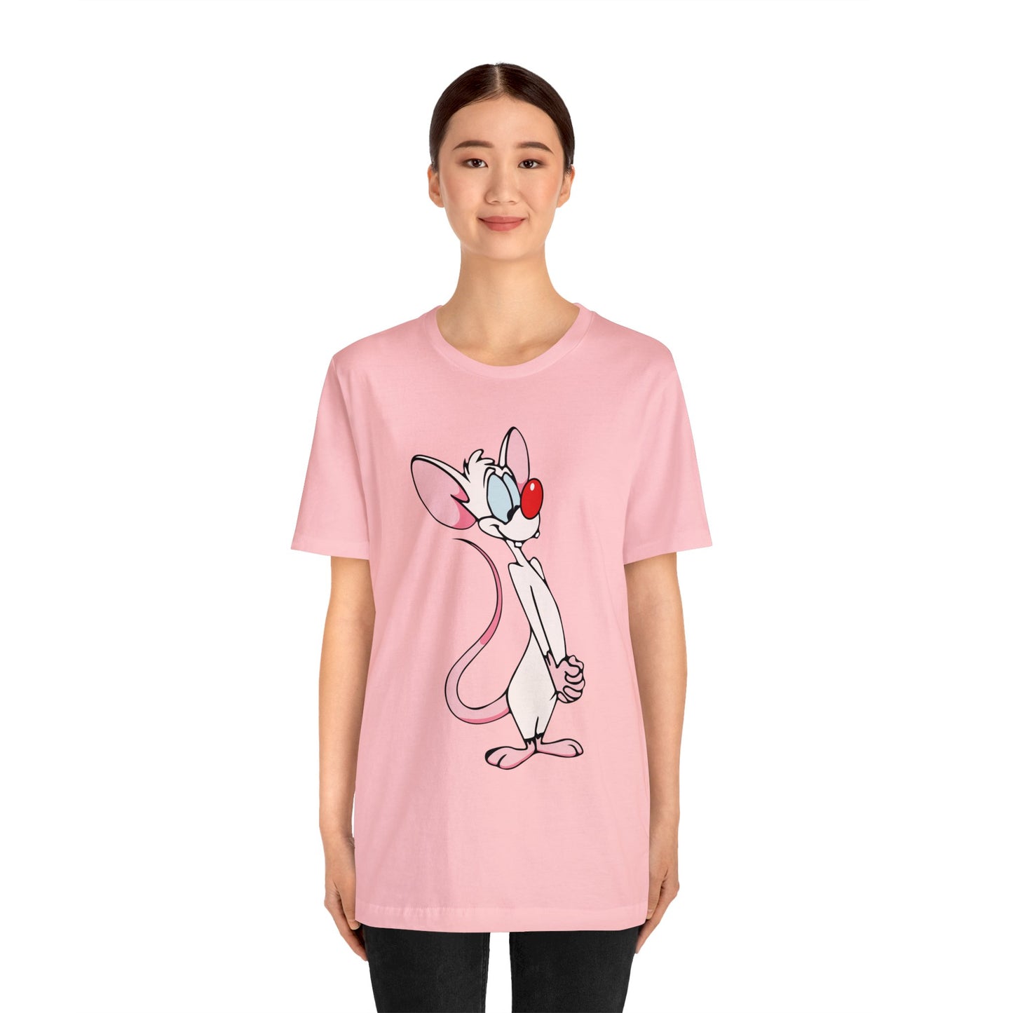 Pinky & The Brain Graphic Tee - Classic Nostalgic Vintage Cartoon Graphic Tshirt - Valentines Day Animated Series Companion Shirt