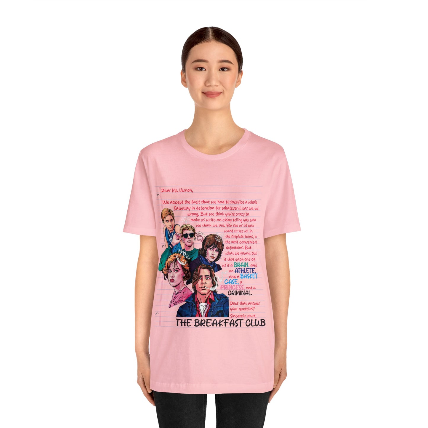 The Breakfast Club Movie - The Breakfast Club Shirt - Retro Teen Movie - The Breakfast Club Movie TShirt - 80s  Teen Movie TShirt