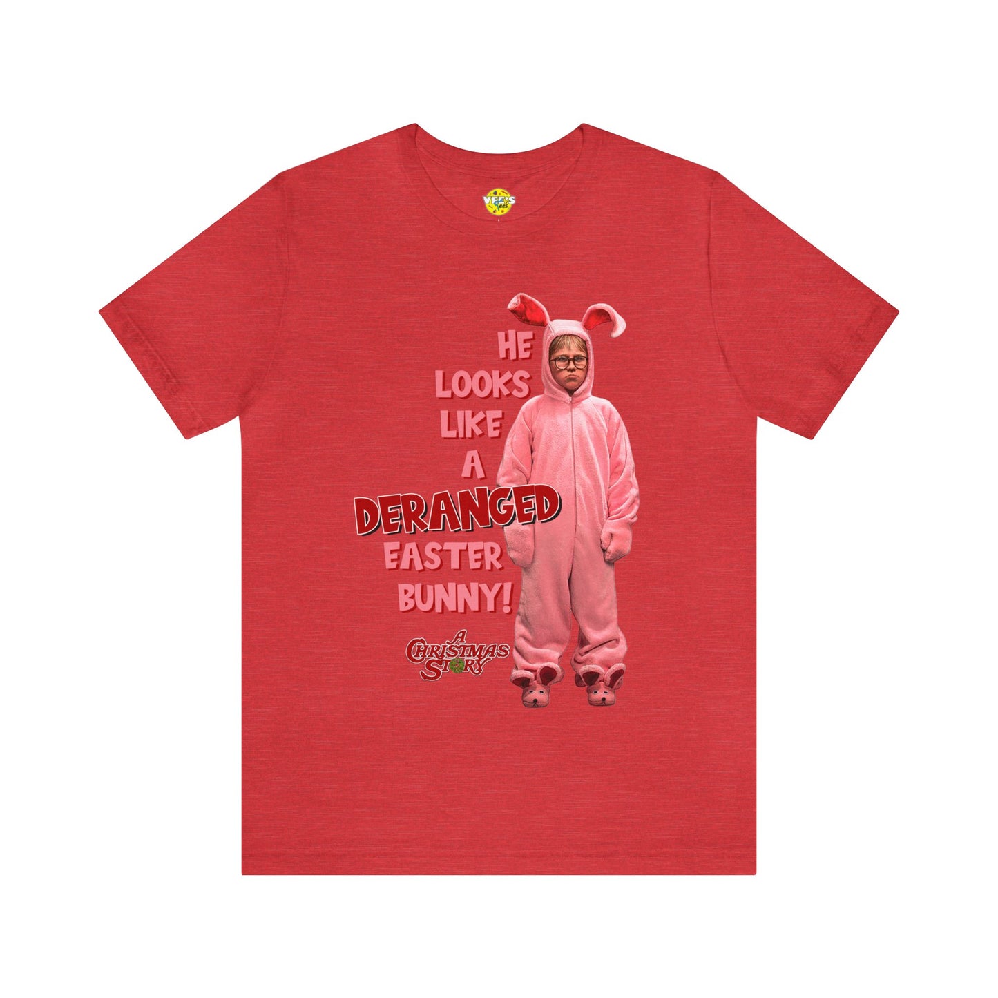 A Christmas Story Bunny Pajamas - A Christmas Story Ralphie Bunny tshirt - Deranged Easter Bunny - Deranged Easter Bunny a Christmas Story